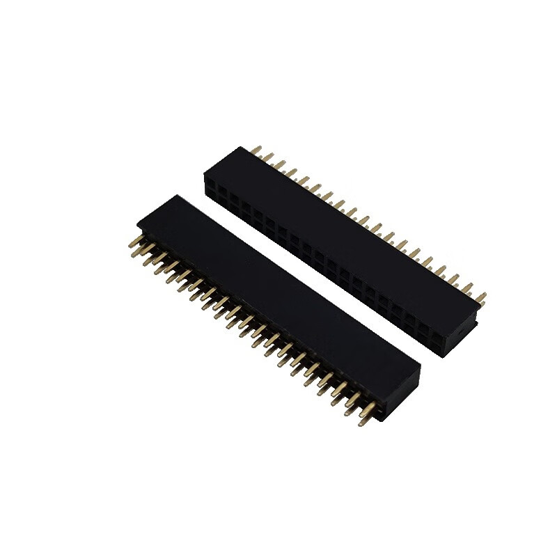 54mm双排排母 2*19p 双排针插座 每件10只 直插针座 电子连接器