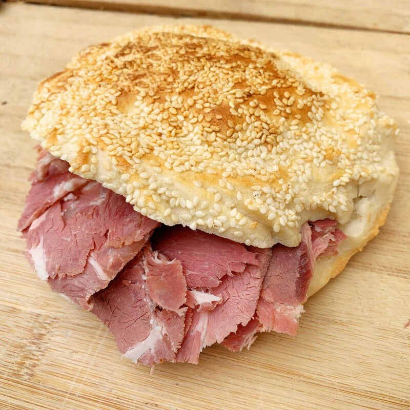 【可夹肉】烧饼手工河南特产土吊炉高炉火烧河商丘五香芝麻饼咸味 夹