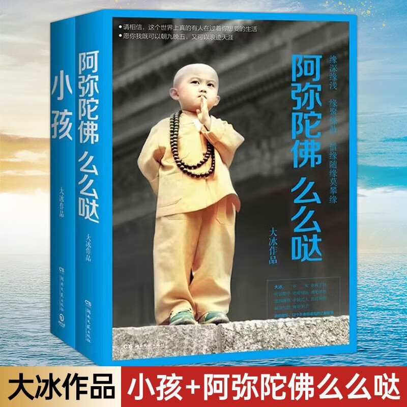 【册数自选】大冰作品集5册 大冰的书 小孩+阿弥陀佛么么哒+啊2.0+乖摸摸头2.0+保重 大冰江湖故事系列 小孩+阿弥陀佛么么哒