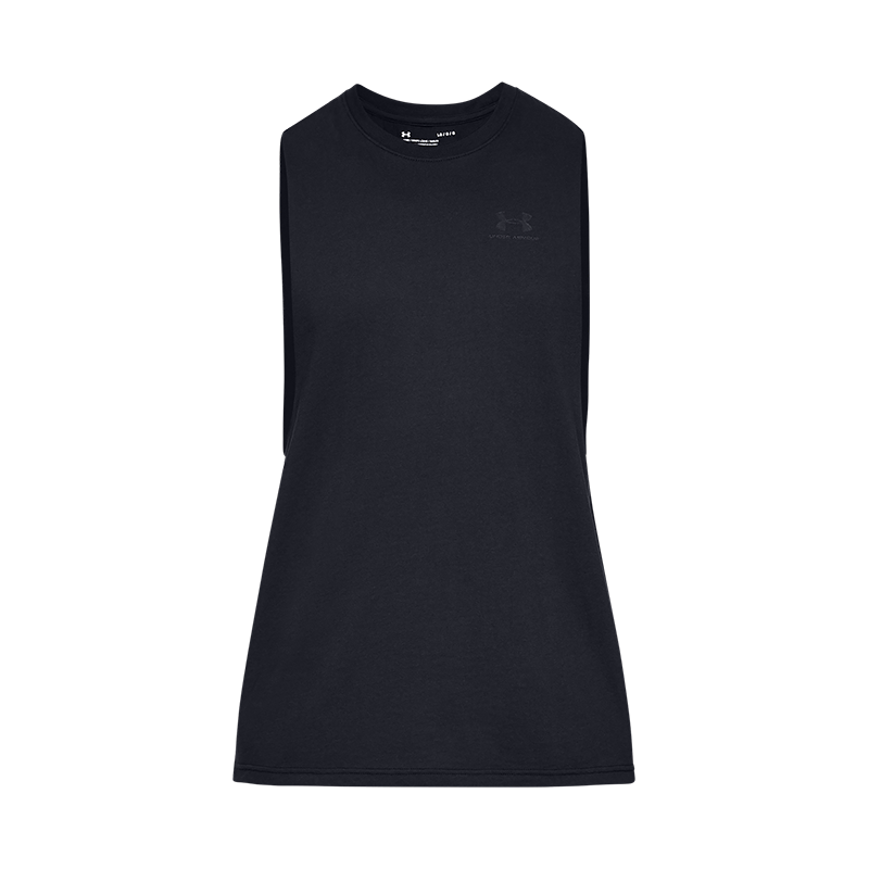 安德玛（UNDERARMOUR）Sportstyle 男子训练运动背心1329286 黑色001 S