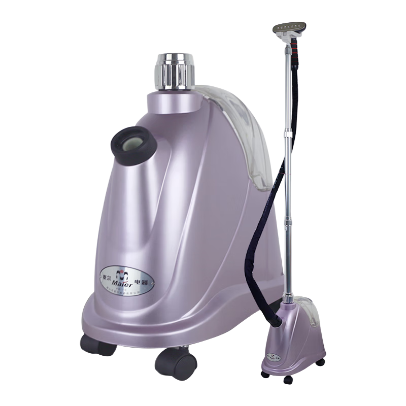 麥爾電器（Maier）2000W 服裝店商用立式大功率澎湃蒸汽掛燙機(jī)家用手持燙衣服普利加粗支撐桿防干燒PJ203升級版PW20L 紫金色