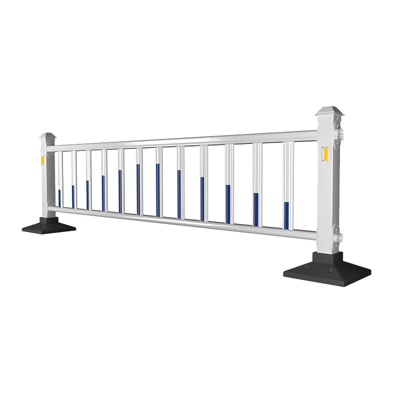 市政护栏马公路锌钢人车通道分流防撞栅栏隔离栏城市交通道路护栏  0