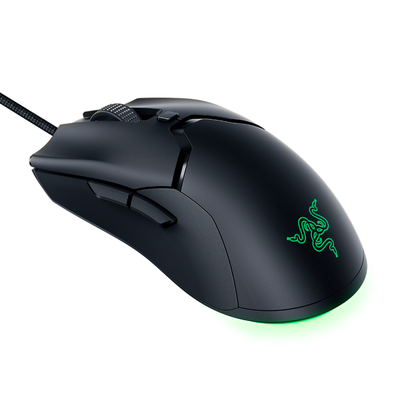 雷蛇(Razer)毒蝰mini有线鼠标RGB电竞游戏吃鸡cfLOL电脑笔记本鼠标双手通用 EDG同款 有线RGB毒蝰迷你版（8500DPI)