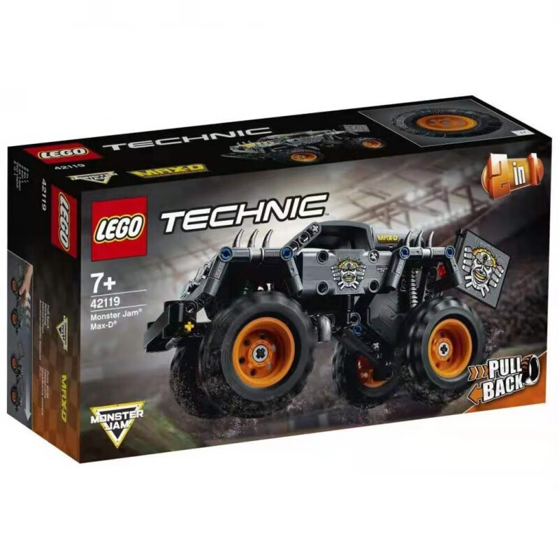 lego乐高 科技 42118怪物卡车 42119 monster jam max-d 42119大脚