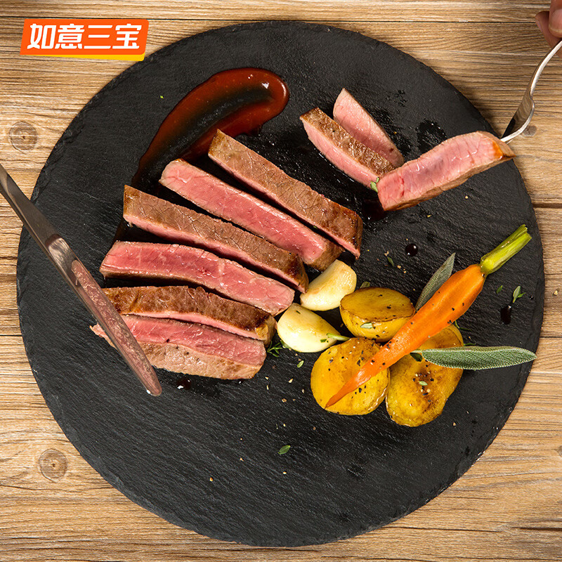 如意三宝原肉整切西冷牛排黑椒儿童牛排套餐牛肉牛扒 西冷牛排750g(150gx5片)/盒