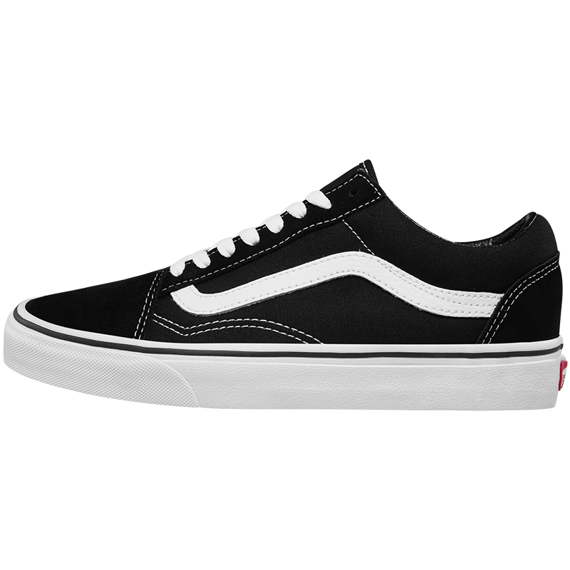 VANS 范斯 经典系列 Old Skool Black 中性运动板鞋 VN000D3HY28 黑色 40.5