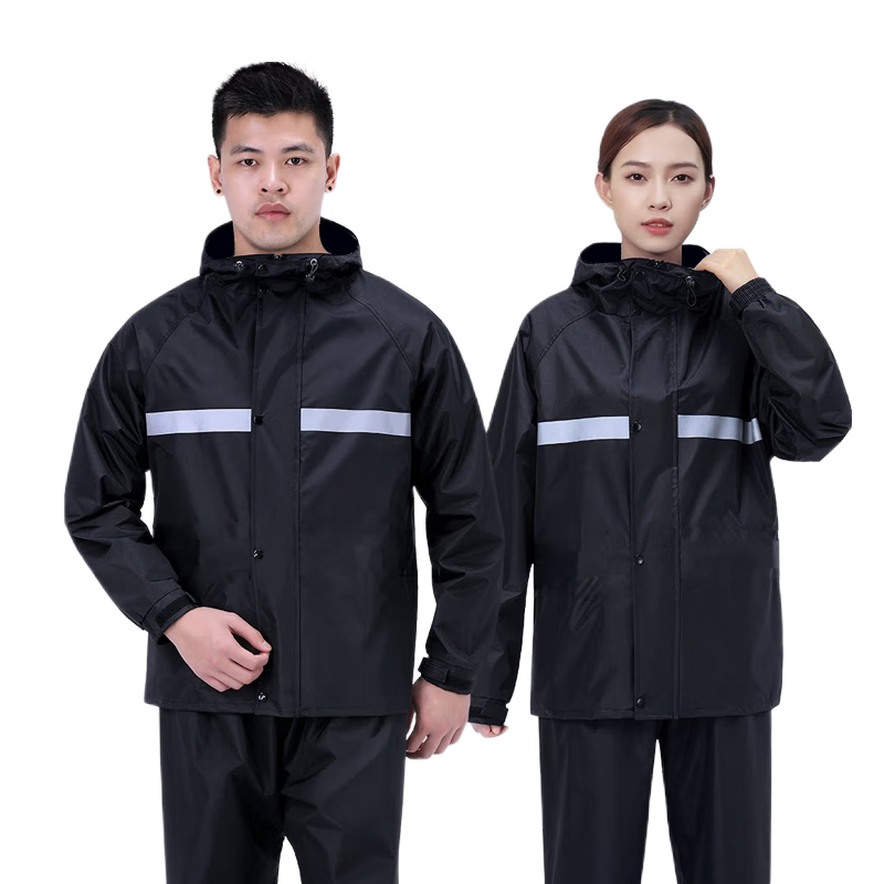博沃尼克雨衣雨披單人分體套裝 電動(dòng)車(chē)防風(fēng)分體雨衣男女XL