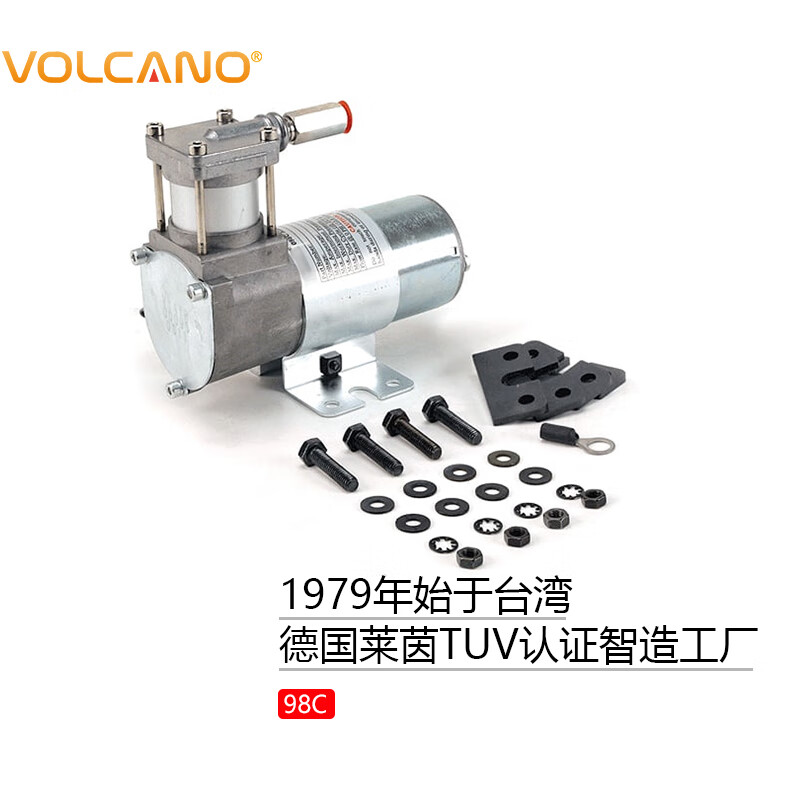 车气泵打气机洒水车气动改装打气机气泵多功能气动改装98c 12v空压机