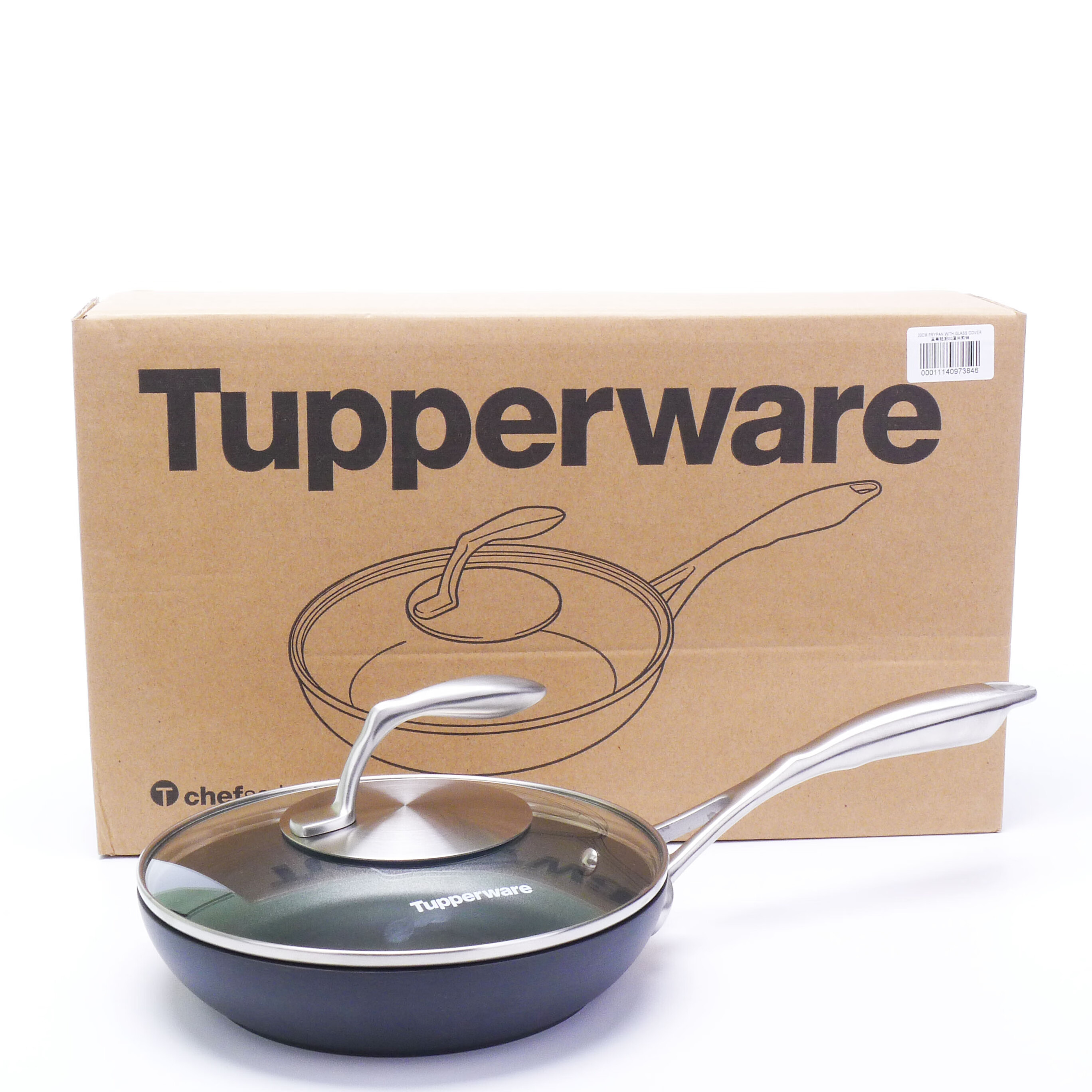 特百惠(tupperware) 轻厨20厘米煎锅 平底锅不粘锅电磁炉燃气通用 20