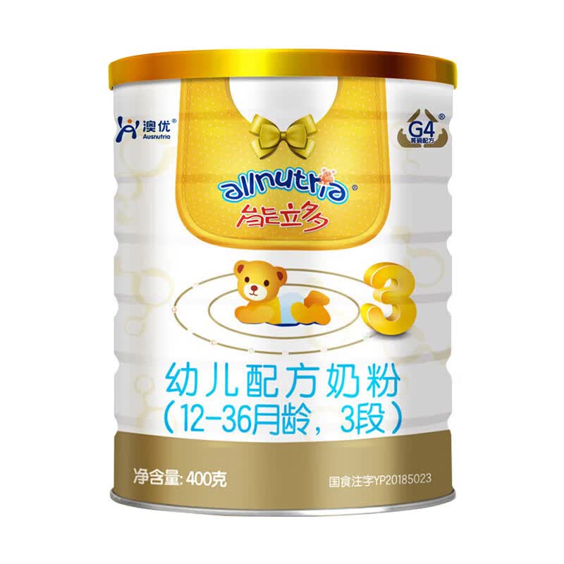 澳优荷兰进口能立多 幼儿配方奶粉3段400g（1-3岁）高性价比高么？