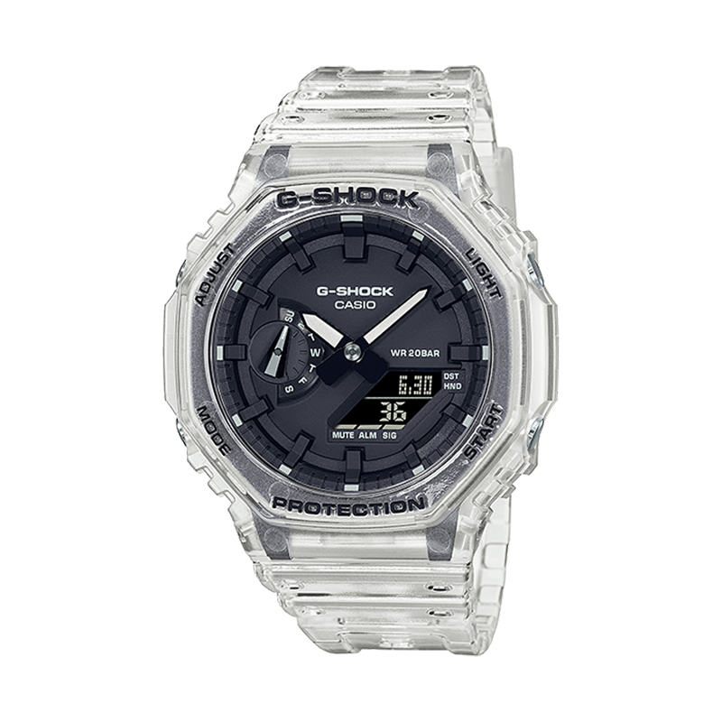 ����ŷ��CASIO��G-SHOCK �±���ϵ�� ��ˮLED������Ů�˶��ֱ� GA-2100SKE-7ADR
