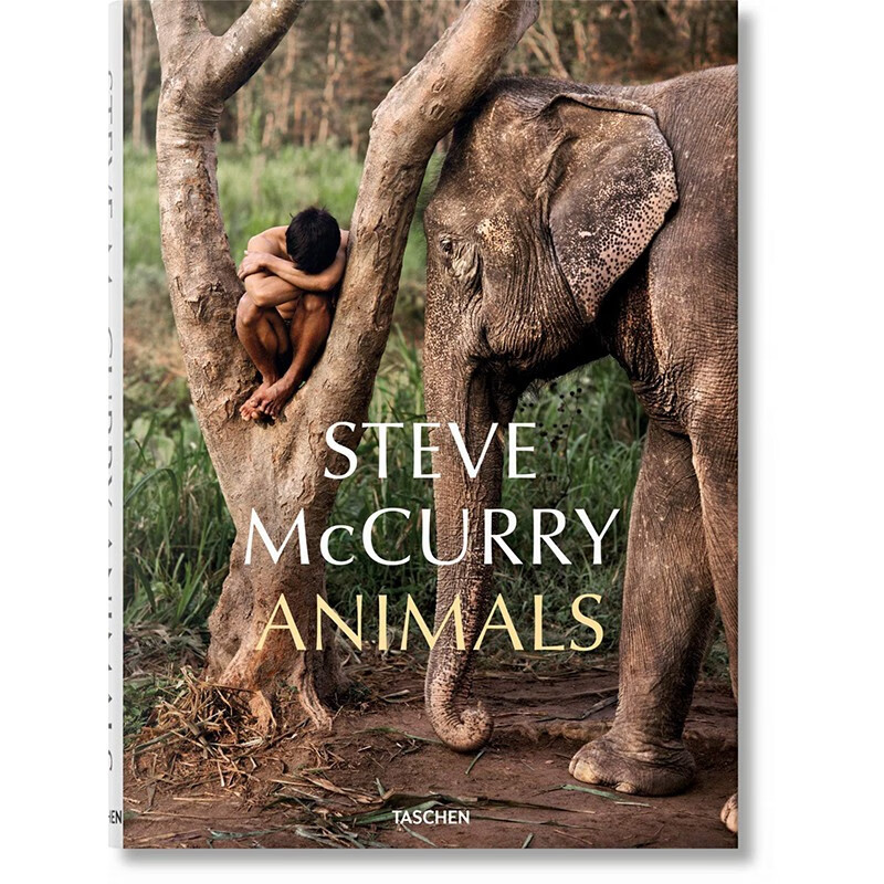预订英文原版 Steve McCurry Animals史蒂夫麦卡瑞动物 Taschen动物照片集艺术摄影书籍