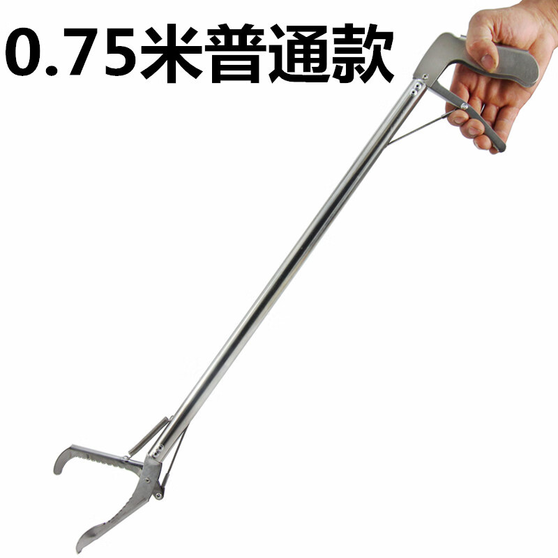 加长不锈钢捕黄鳝夹子抓泥鳅钳子夹防滑工具加厚专用防脱鳝鱼神器