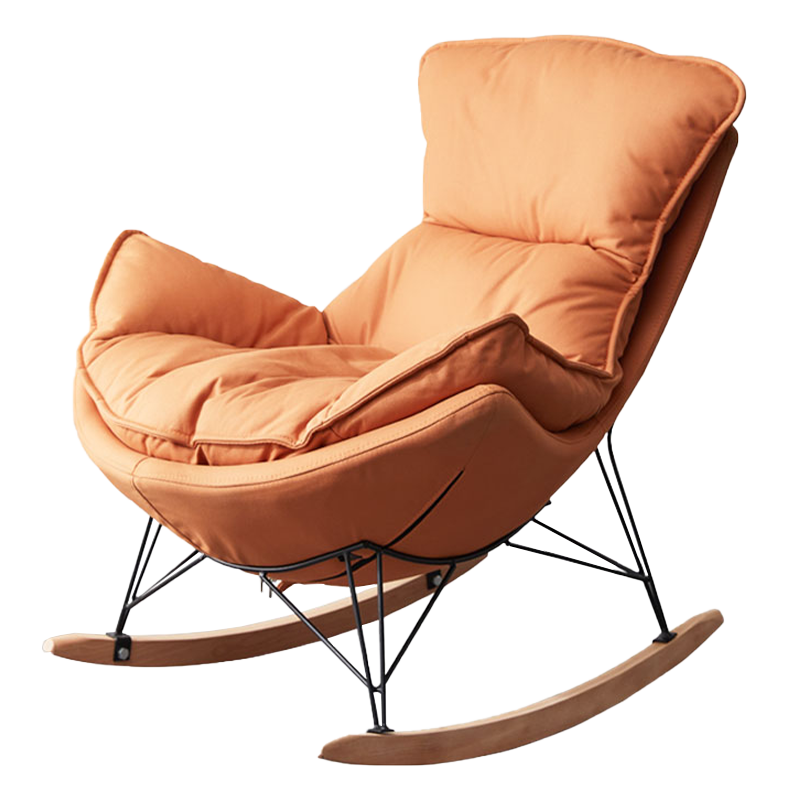 曙亮 -摇摇椅成人 懒人椅 休闲沙发 阳台 客厅 露台 单人蜗牛椅 家用 躺椅 懒人沙发 千鸟格 SL-37