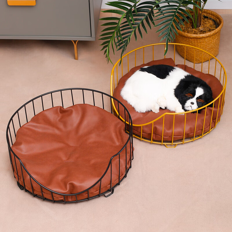 猫窝夏天铁艺清凉四季通用宠物猫咪垫狗床睡觉小型犬易清洗可拆卸 不