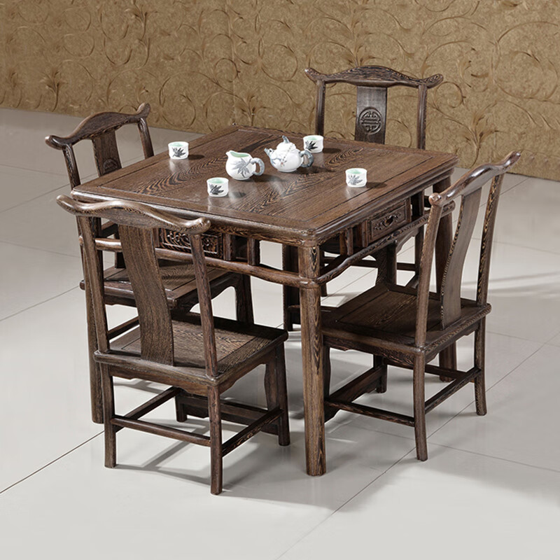 木小四方桌正方形家用餐桌饭桌中式实木木休闲桌 木68