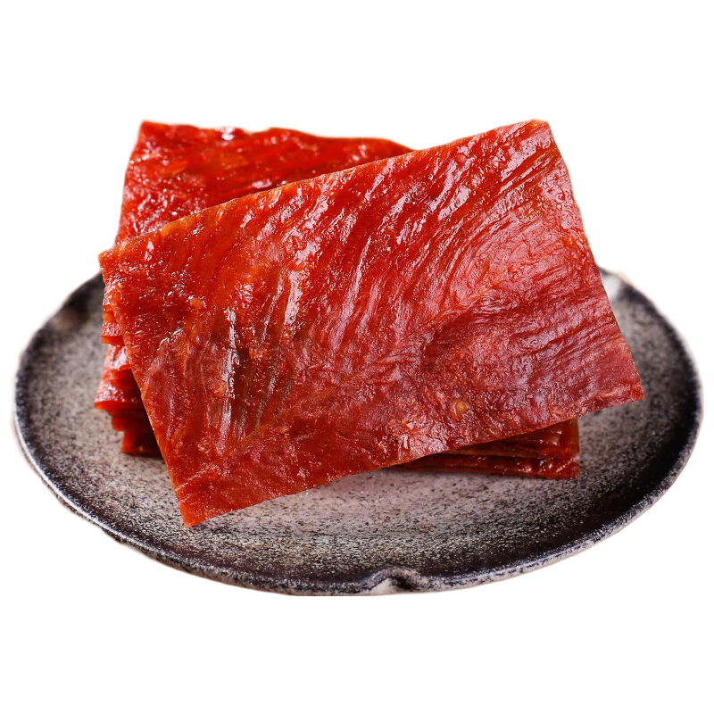 满铺靖江特产手撕猪肉脯价格走势及口味评价|京东看肉干肉脯最低价