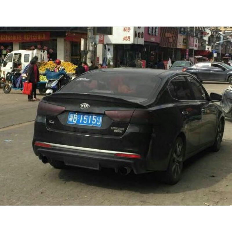 汇瑛蒂起亚k4压尾翼起亚k4abs免打孔压尾翼新k4凯绅改装运动定风翼