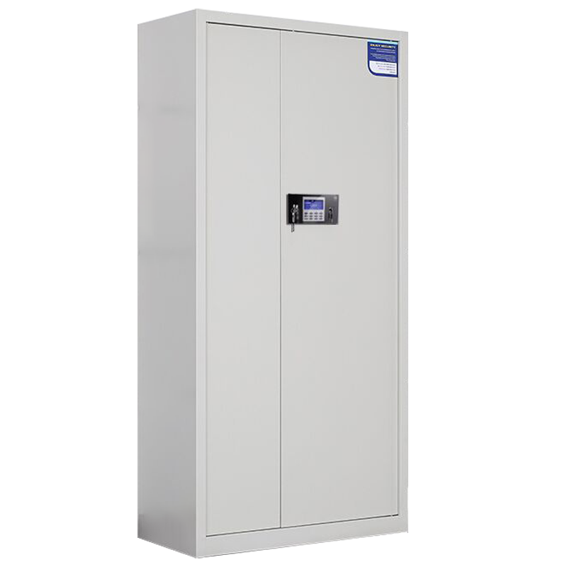 更新家具铁皮文件柜密码柜保密柜办公柜 钢制带锁储物柜双保险防盗安全防潮国标通门指纹密码