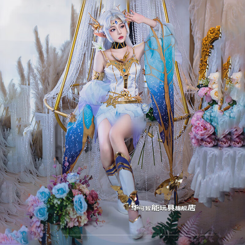 华可貂蝉cos服 王者荣耀仲夏夜之梦游戏动漫cosplay装二次元c服 貂蝉