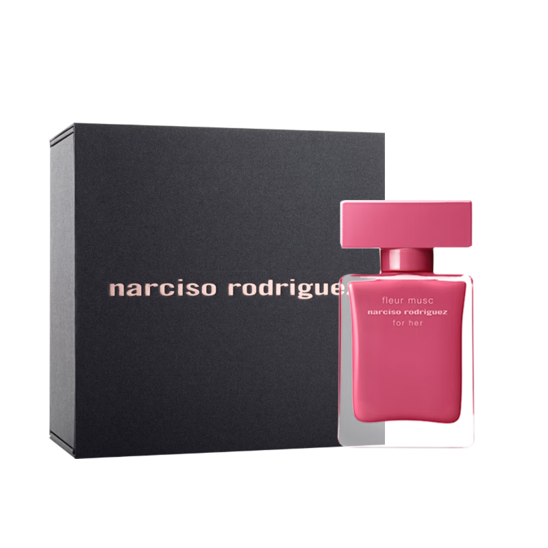 纳西索·罗德里格斯（Narciso Rodriguez）诱人花卉女士淡香精30ml礼盒斩男香生日礼物送女友送老婆女生