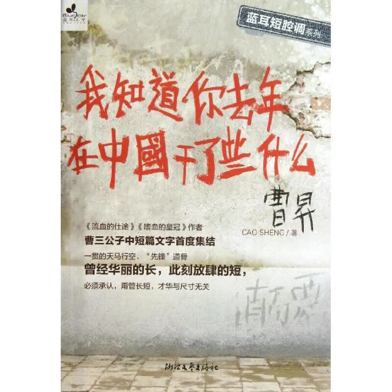 我知道你去年在中国干了些什么 曹昇 书籍
