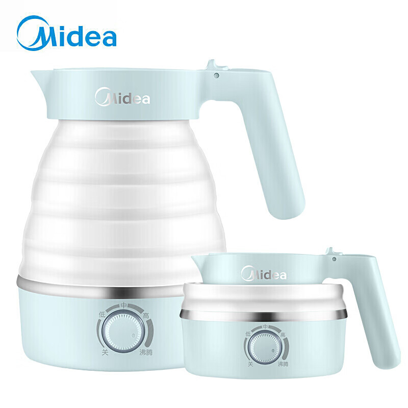 美的（Midea）电水壶开水壶 食品级硅胶折叠水壶烧水壶 电热水壶