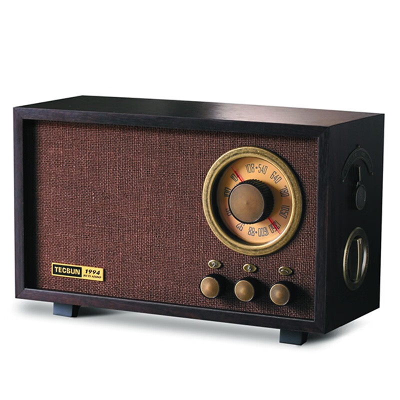 德生（Tecsun） 1994台式仿古调频/调幅立体声高保真收音机