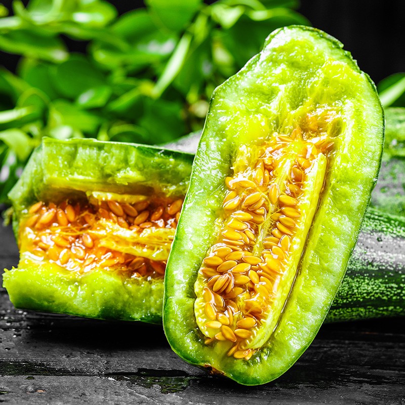 张小壮  山东羊角蜜 博洋61 大甜瓜  香瓜 蜜瓜 新鲜水果 3斤单果200g