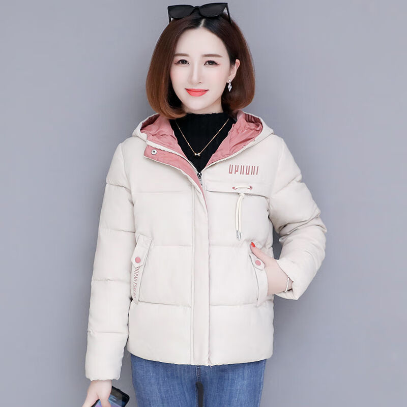 新款韩版棉服女装修身型加厚小个子冬季女士保暖冬天棉衣女式棉袄外套