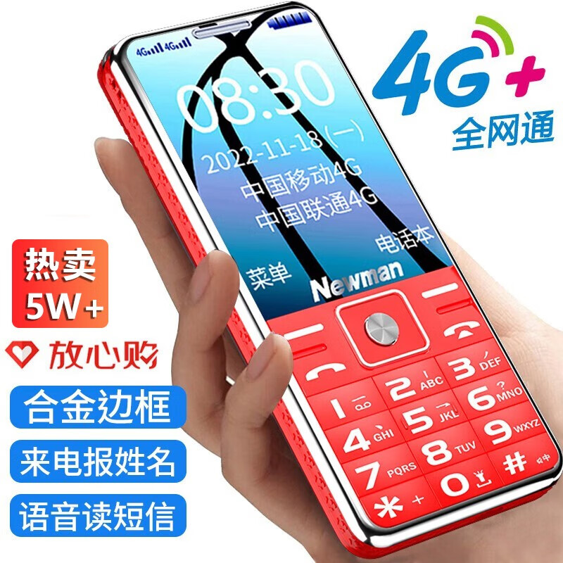 纽曼（Newman）L99S 4G+全网通老年人手机移动联通电信双卡双待备用老人按键高清通话超长待机 红色 移动版【标配版】属于什么档次？