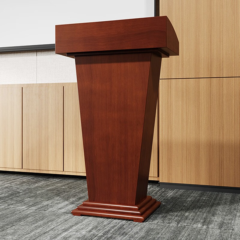 喵喵藤会议室讲台木质演讲台展厅迎宾台餐厅咨客台接待台司仪台泊车台