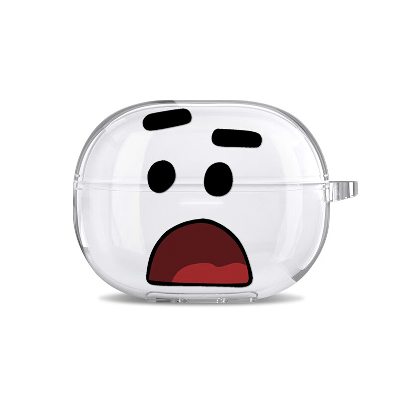 5pro耳机保护壳防摔 【丑脸表情】孔位精准尺寸贴合耐脏防摔不发黄