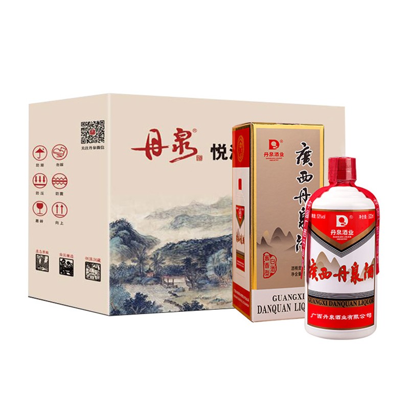 广西丹泉酒 洞藏经典酱酒 53度酱香型白酒 500ml*6瓶 整箱装