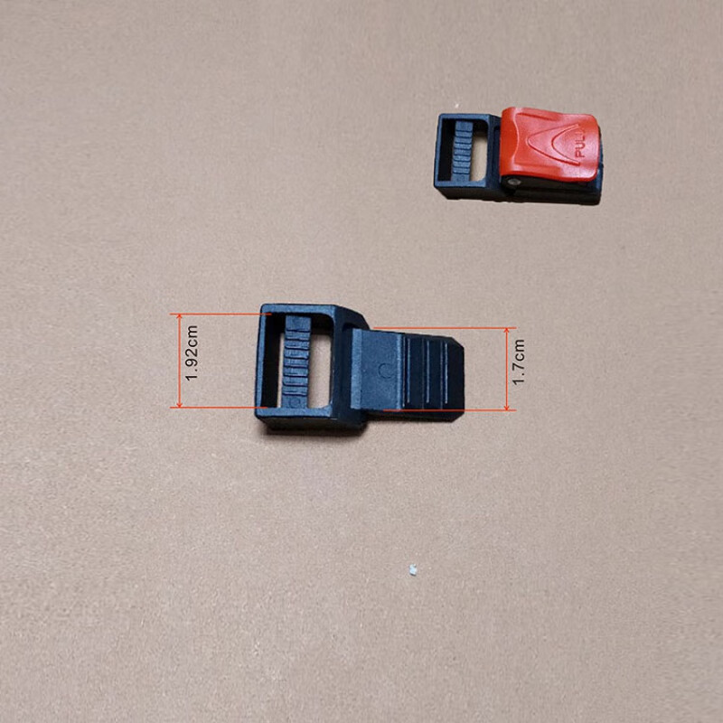 摩托车头盔配件扣子下巴扣通用电动车安全帽子上的金属卡扣插扣托 三