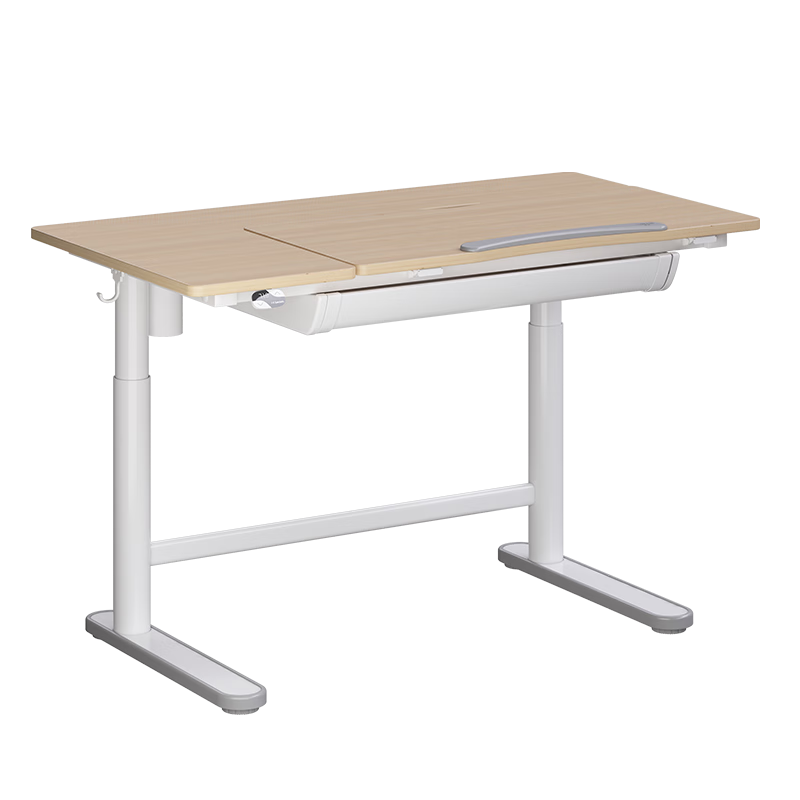 乐歌（Loctek）智能电动儿童升降学习桌书桌中小学生写字桌 桌板可翻转EC2 1.1米