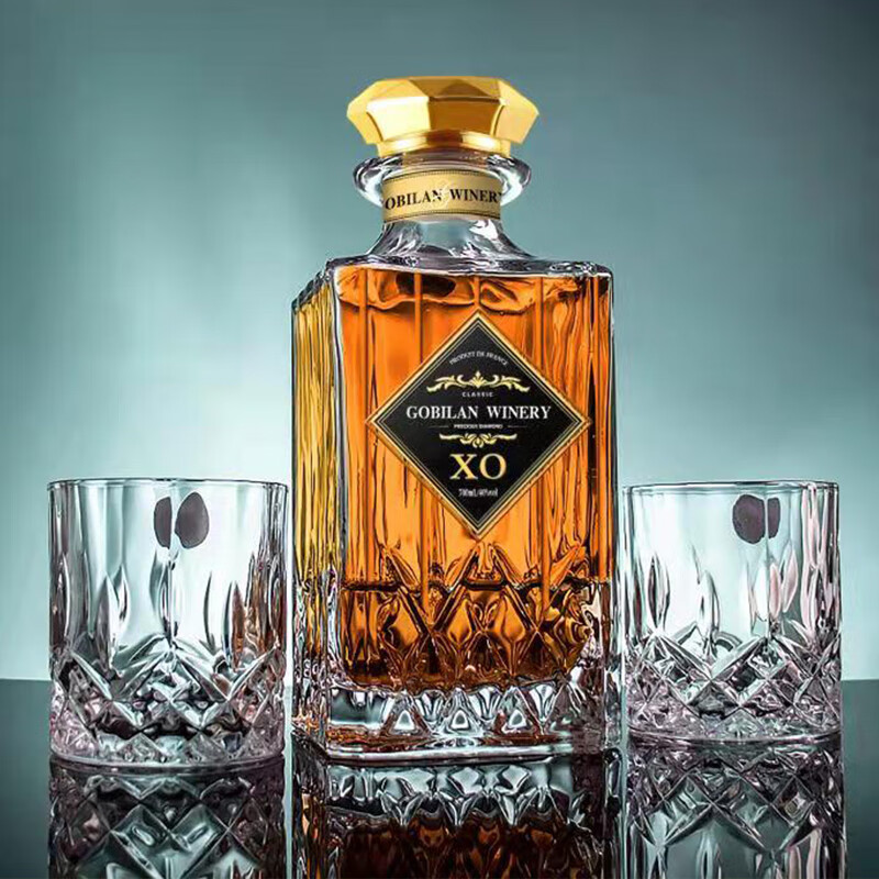 歌雅伦酒庄xo白兰地洋酒40度配礼盒礼赠首选 尊钻xo 700mL 2瓶