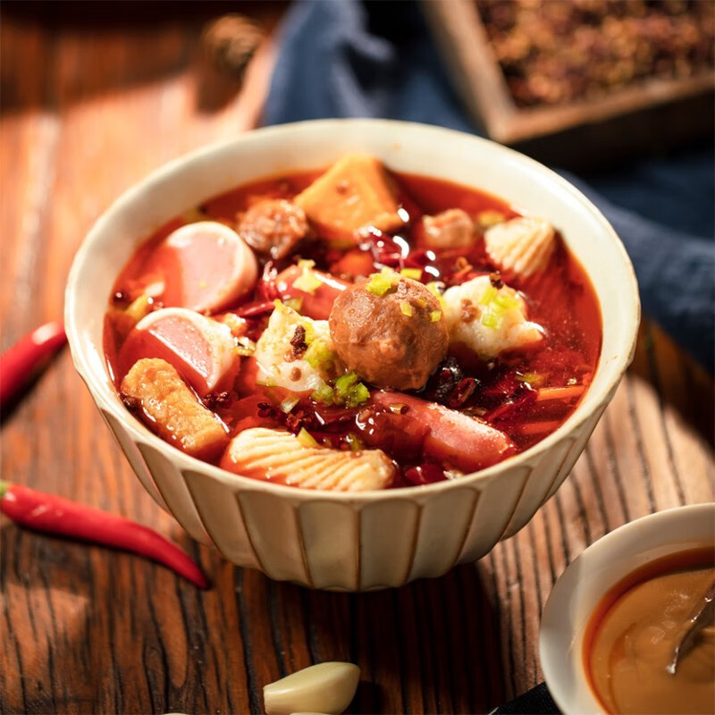 zezon清真食品火锅丸子组合套餐火锅食材牛肉丸鱼豆腐 烧烤食材关东煮