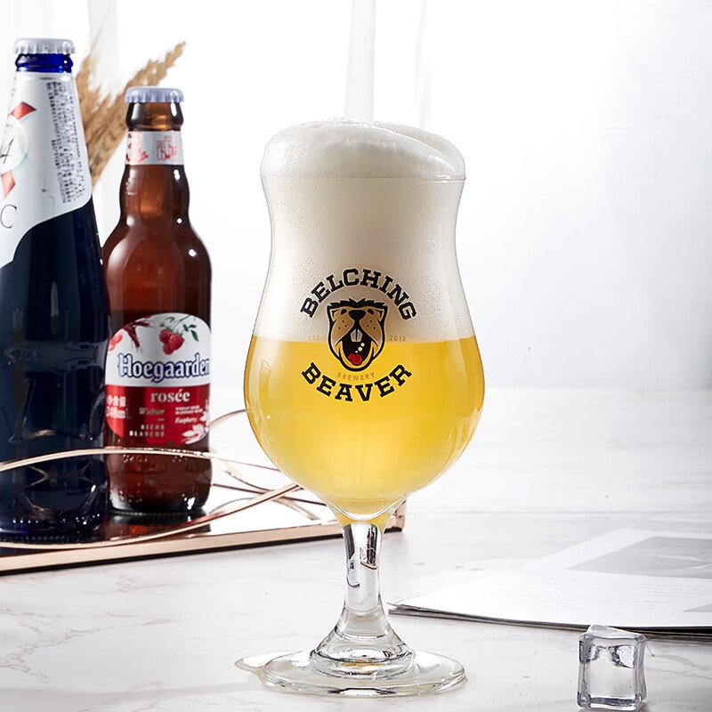 一念方圆打嗝海狸BelchingBeaver专用啤酒杯精酿啤酒杯高脚啤酒杯郁金香杯 打嗝海狸杯 单个 330ML