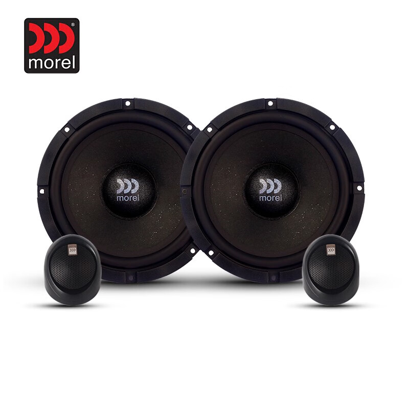 morel摩雷汽车音响 柯蕾 602he 二分频 高音低音喇叭升级改装套装