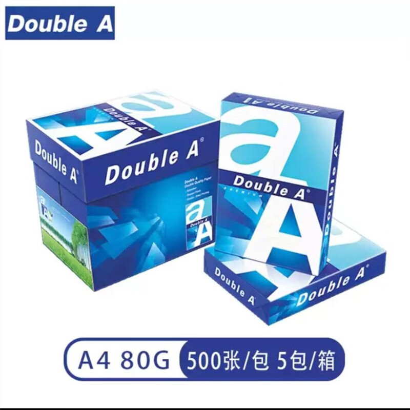 达伯埃Double A70克80克A4 A3 A5 B5 B4打印纸5包/箱 80克A4-5包/箱