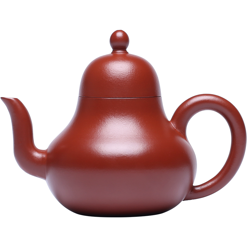 月壶茗清 宜兴紫砂壶名家全纯手工茶壶泡茶壶原矿大红袍高档紫砂茶具 思亭壶 180ml
