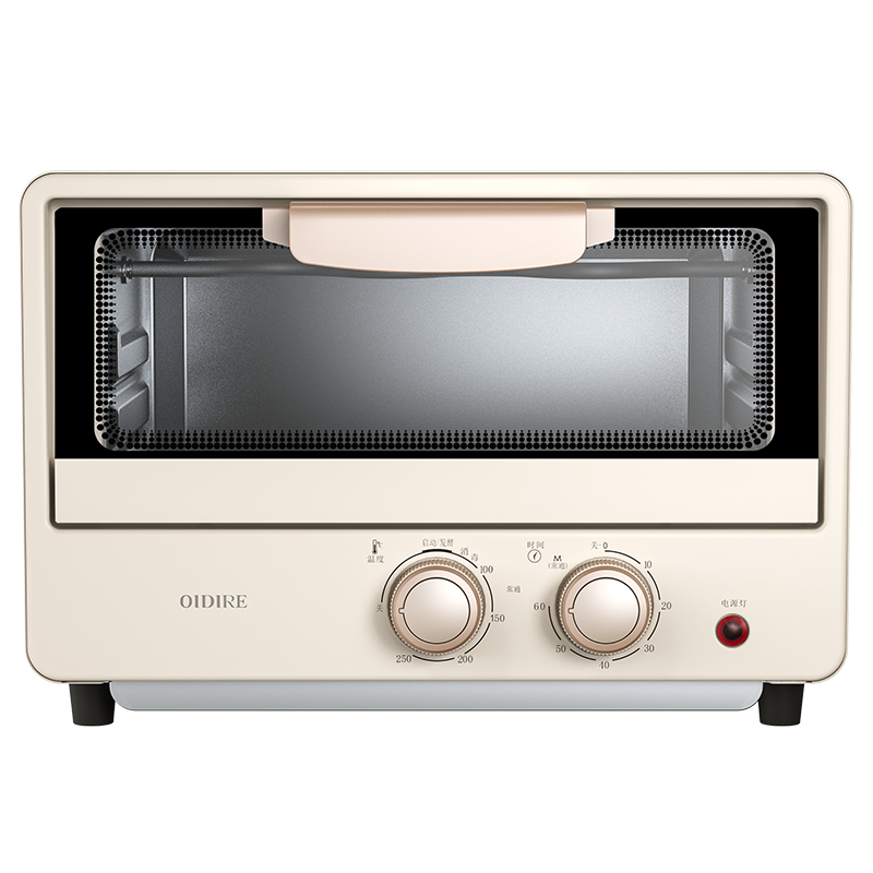 德国OIDIRE 电烤箱 家用多功能迷你小烤箱 12L家用容量小型烘焙 S型发热管双层烤位 ODI-KX12A 经典款