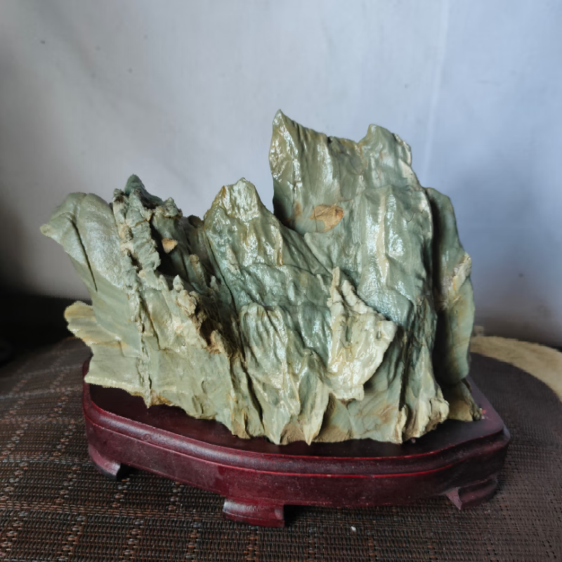 松花石 长白山松花石,产地天然奇石 观赏石 家居玄关书房客厅摆