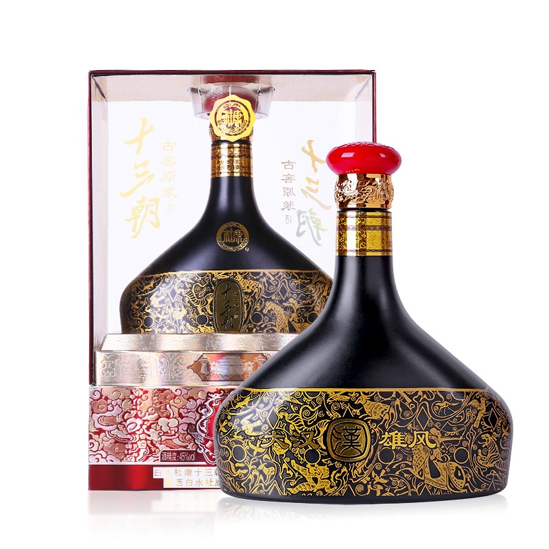 白水杜康 十三朝大汉雄风 白酒 清雅香型 45度 500ml 单瓶装