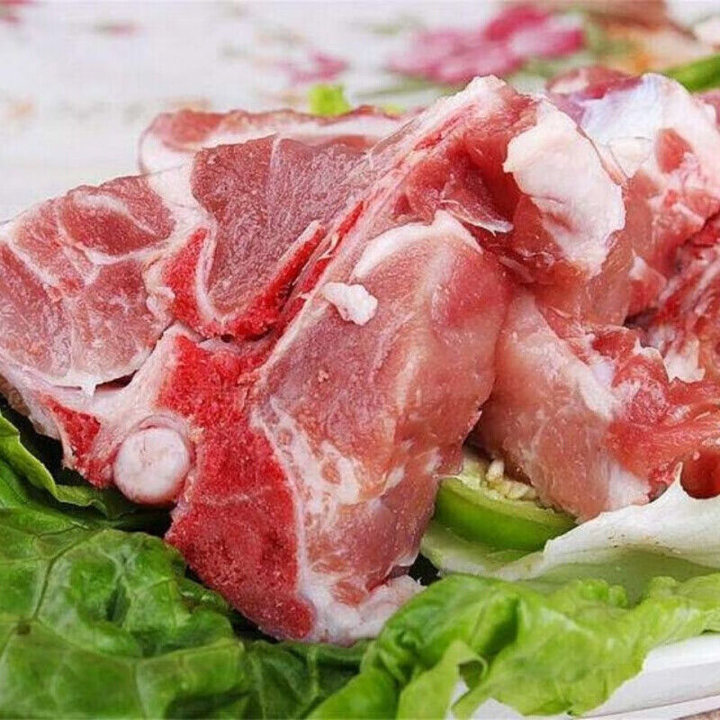 伯贤 生鲜猪脊骨新鲜土猪肉猪骨头脊梁骨猪龙骨熬汤排骨块肋排 3斤装