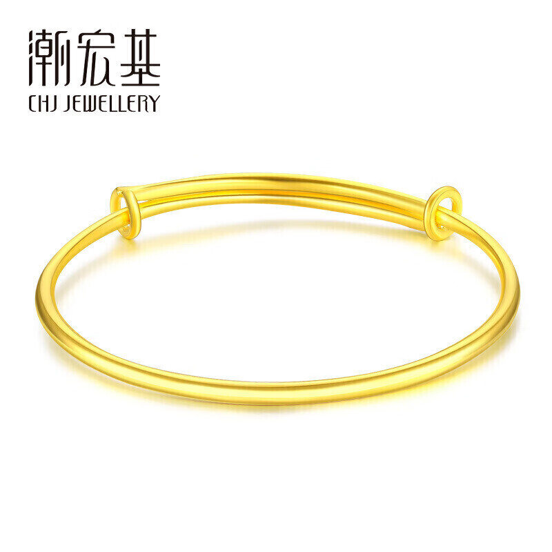潮宏基足金黄金手镯童镯男女计价 凤羽 SDG30000658 约4.7g怎么样,好用不?
