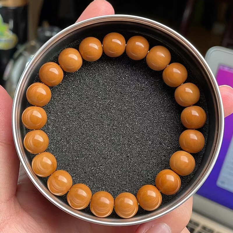 彩荷猴頭正圓雕刻老型桶珠手捻核桃手串單圈文玩男女士佛珠手串鏈 猴頭精品算盤珠13*11