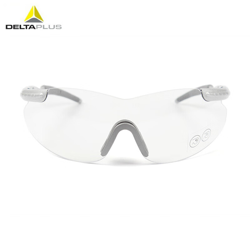 代尔塔DeltaPlus 101109运动骑行透明防护眼镜防雾防冲击防刮擦透明色 1副