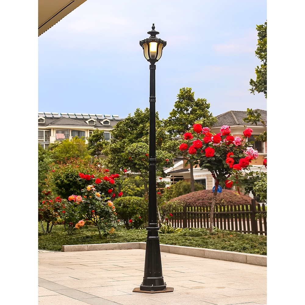 裕见 庭院草坪灯户外防水欧式落地草地花园别墅室外景观高杆路灯 sku-